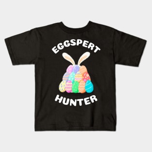 Eggspert Hunter Easter Egg Pile Kids T-Shirt